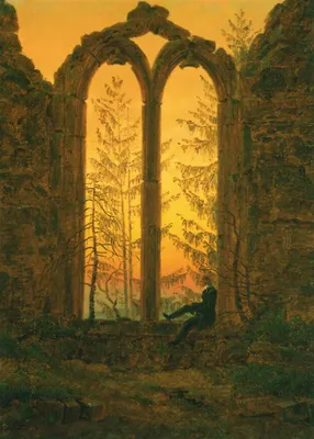 Produktbild von Kunstkarte Caspar David Friedrich "Ein Träumer"