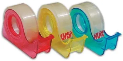 Productafbeelding van Transparante Plakband - Lijmrol Dispenser - Verpakken en Plakken - Met Dispenser - 15 mm x 10 m - Doorzichtig
