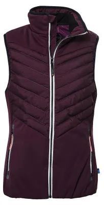 Immagine prodotto di Gilet imbottito da donna killtec, modello KOW 33 WMN QLTD VST, colore prugna scuro