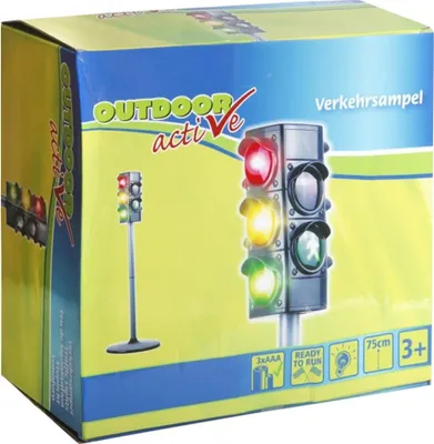 Produktbild von Venkovní aktivní semafor s funkcí, výška 75 cm