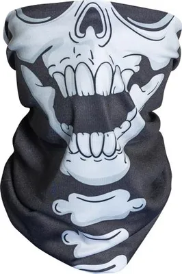 Produktbild von Kostümzubehör Skelett Halloween Maskentuch - amscan