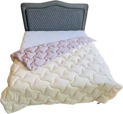 Obrázek produktu pro Celoroční přikrývka, 140 x 200 cm, bílá – Celoroční přikrývka pro jednolůžko, přikrývka pro jednu osobu, antialergická přikrývka, prodyšná