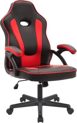 Produktbild von Famanu Ergonomischer Gaming Bürostuhl mit Schaukelfunktion und Lendenstütze - Komfortabler Drehstuhl für Zuhause und Büro
