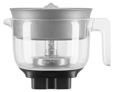 Produktbild von KitchenAid Artisian K400 5KSB1CPA, Zitruspressenaufsatz, 1 l, Schwarz, Transparent, Glas, Artisan K400, 223,5 mm