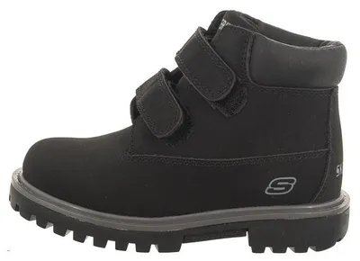 Produktbild von Skechers Mecca Sawmill Kinder Stiefel – Jungen, Schwarz, Klettverschluss 23 EU