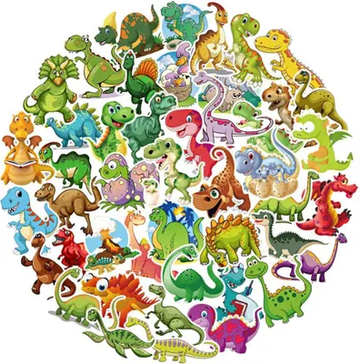 Produktbild von Packung Aufkleber - Dinosaurier