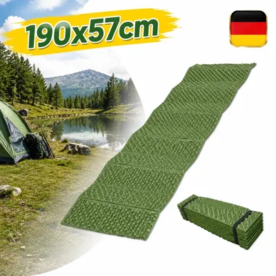 Productafbeelding van Opvouwbare campingmat, XPE isolatiemat, 190x57 cm, ultralicht, geschikt voor picknick en outdoor gebruik
