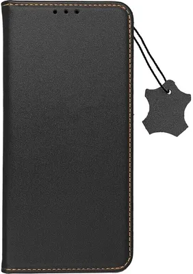 Produktbild von cofi1453® Smart Pro Echt Buchtasche Leder Tasche Lederbuch Hülle Cover Case Handy-Hülle Handytasche für Samsung Galaxy A22 4G (A225F) Schwarz