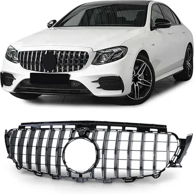 Produktbild von Sport Kühlergrill Schwarz Chrom für Mercedes E Klasse W213 S213 16-20