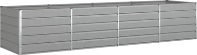Immagine prodotto di Fioriera Grigio chiaro 385 x 100 x 75 cm Acciaio zincato