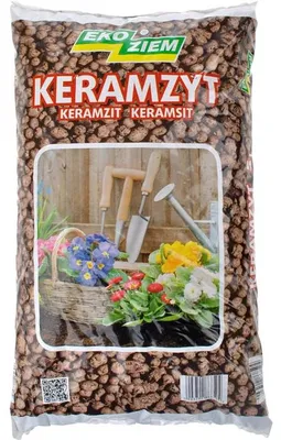 Obrázok produktu pre Záhradný keramzit 8–25 mm, 50 l, drenáž pre rastliny