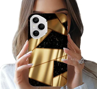Zdjęcie produktu dla Etui Do Honor 400 Pro - Złote Eleganckie Wzory Case + Folia