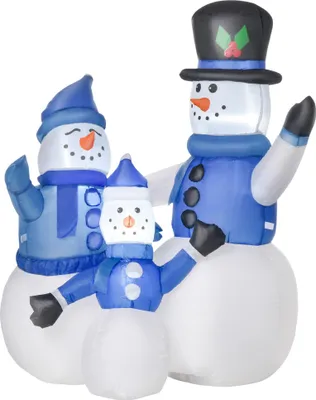 Produktbild von Schneemänner Schneemann Weihnachtsdekoration, LED-Lichter, 1,8 m, inkl. Gebläse, selbstaufblasend