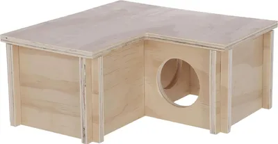 Produktbild von Hamsterhaus Natural, 3 Zimmer 24 x 24 x 11 cm