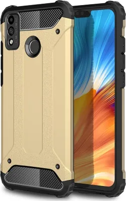 Produktbild von Mobigear Outdoor  HONOR 9X Lite Hülle Hardcase Backcover Stoßfest - Gold