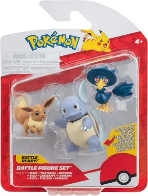 Produktbild von Pokémon figurky - Eevee, Murkrow, Wartortle