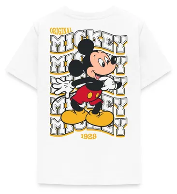Produktbild von Mickey & Minnie Mickey Mouse Original 1928 Teenager T-Shirt, 152/164 (12-14 Jahre), Weiß