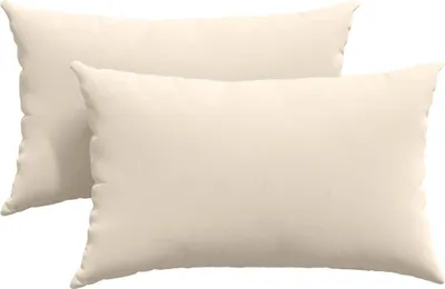 Immagine prodotto di vidaXL Cuscini per divano 2 pezzi Beige 50 x 30 cm Tessuto