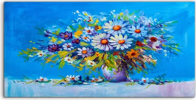 Produktbild von Coloray Acrylbild 140x70  Wandbild Acrylbilder Foto Bild Natur Blumen Blumen Garten