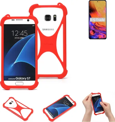 Produktbild von K-S-Trade Handy-Hülle kompatibel mit ZTE Axon 30 Pro Schutz-Hülle Bumper Silikon Schutz Hülle Cover Case Silikoncase Silikonbumper TPU Softcase