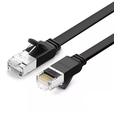Immagine prodotto di Cavo di rete UGREEN con spine in metallo, Ethernet RJ45, Cat.6, UTP, 0,5m (nero)