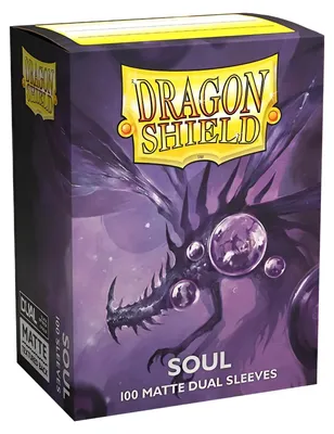 Image de Matte Dual Soul Pochettes pour cartes violettes métallisées, 100 pièces