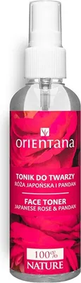 Produktbild von Orientana Natural Face Toner Japanese Rose Pandan & Aloe Vera 100ml - Alcohol-Free Moisturizing Vegan Skincare for Women