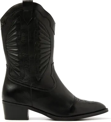 Produktbild von Lazamani Milou Damen Leder Cowboy-Stiefel Black Größe 40