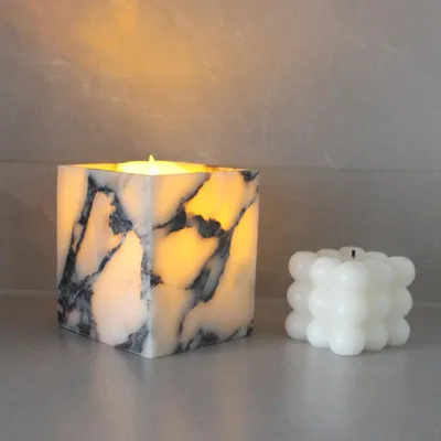 Produktbild von Natürlicher Marmor-Zahnbürstenhalter für das Badezimmer