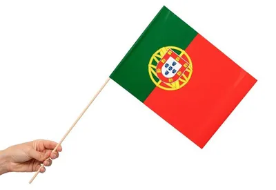 Produktbild von 10 Papier Fahnen Portugal 20 x 30 cm Handfahnen