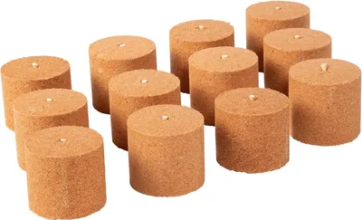 Produktbild von 12x Holzspäne Brennelemente für Gartenfackeln und Feuerschalen – 8,5 cm