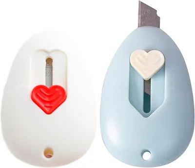 Imagen del producto de Abrecartas mini, de 2 piezas, 6 cm, para papel y embalajes