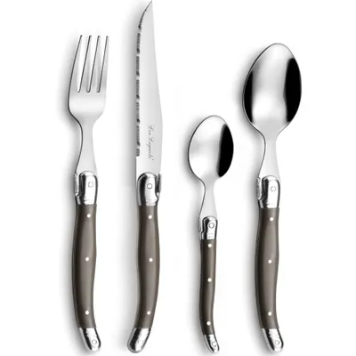 Produktbild von Lou Laguiole 24-tlg. Besteck-Set Tradition Pfeffer