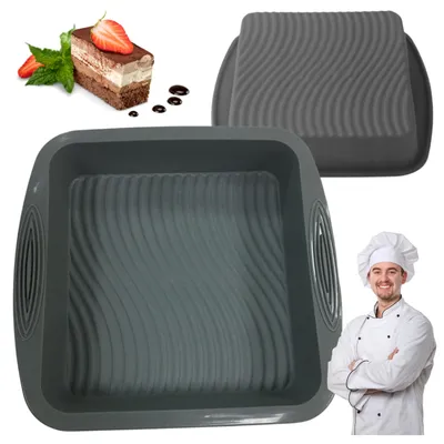Produktbild von Elitehoff Silikon-Backform Universal Grau