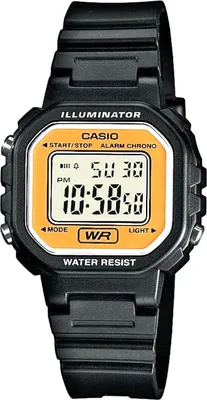 Produktbild von Casio LA-20WH Kinderuhr Digital – Quarz Armbanduhr mit LED Licht, Alarm, Kalender, Wasserdicht, Kunststoffarmband, Leicht & Robust – Ideal für Schule