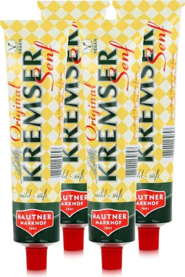 Produktbild von Mautner Kremser Senf 200g - Das mild-süße Original (4er Pack)