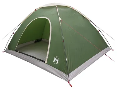 Obrázok produktu pre vidaXL Kempingový stan so strechou a odvetraním Zelený 335 x 275 x 180 cm