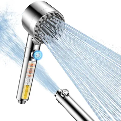 Produktbild von Duschkopf mit 15-Schichten Filter und 4 Strahlarten