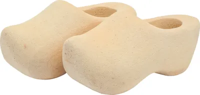 Produktbild von VBS Miniatur-Holzschuhe 70 mm, unbemalt, 1 Paar für Bastel- und Deko-Projekte