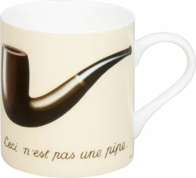 Produktbild von Könitz Becher La trahison des images - Rene Magritte, Bone China, Braun, 400 ml, 11 2 004 2924