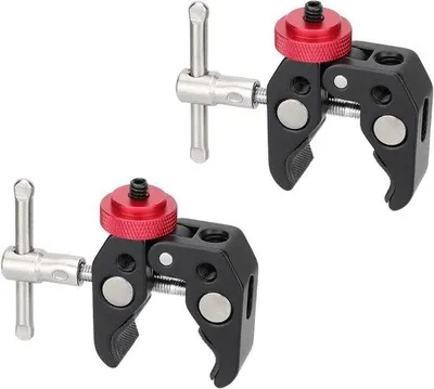 Produktbild von Videomikrofonhalter für professionelle Übertragungen - 1/4"-20-Schrauben - Paar - Stabilisierungssystem