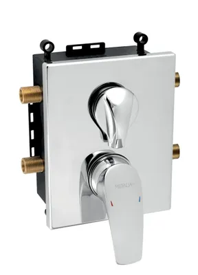 Zdjęcie produktu dla Novaservis Metalia 57 – bateria podtynkowa do 2 urządzeń z korpusem, chrom BOX57052R,0