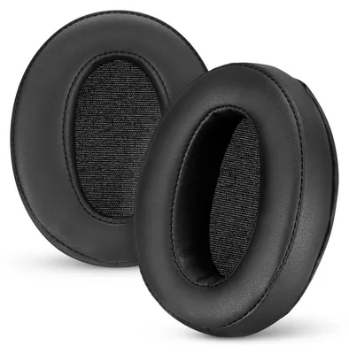 Schwarze Kunstleder-Ohrpolster für Sennheiser Momentum 2 On-Ear