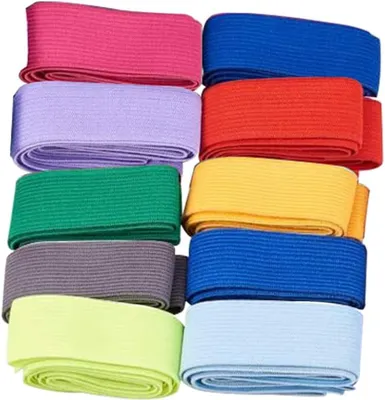Produktbild von Elastisches Band flach, 2 cm x 2 m, 10 Stück, zum Nähen