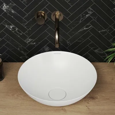 Immagine prodotto di Kaldewei AVELLINO, lavabo da appoggio, modello 3204, diametro 36 cm