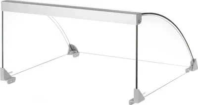 Produktbild von HENDI Glasabdeckung für Rollengrill, Für Rollengrill - 9 Rollen (268605), 470x401x(H)250mm