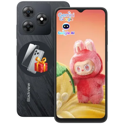 Produktbild von Blackview Wave 8 AI Handy Ohne Vertrag, 6,56" 90Hz displej, 128GB, osemjadrový procesor, 5000mAh, 13MP+8MP, Android 14, Dual SIM, Face ID
