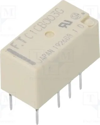 Produktbild von 1x Relais: elektromagnetisch  0,3A/125VAC USpule : 3VDC  2A FTR-C1CB003G Elektroma