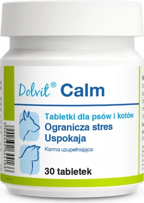 Immagine prodotto di Dolvit Calm FOR STRESS calma cani e gatti 30 compresse.