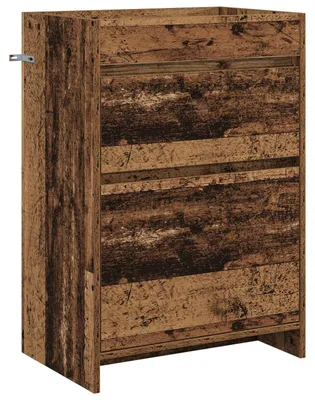 Obrázek produktu pro vidaXL Koupelnová skříňka z recyklovaného dřeva 56 x 37,5 x 81 cm Dřevotřísková deska